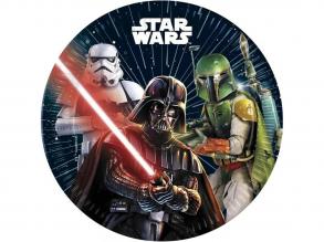 Star Wars 8db-os papírtányér szett 23cm-es