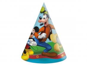 Disney Mickey egeres papír party kalap 6db-os szett