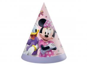 Disney Minnie egeres papír party kalap 6db-os szett