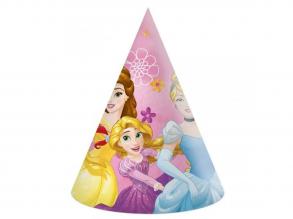 Disney Hercegnők papír party kalap 6db-os szett