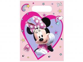 Minnie egér mintás ajándéktáska 6db-os szett