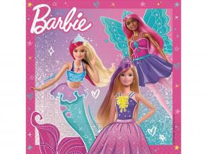 Barbie papírszalvéta szett  2 rétegű, 33x33 cm, 20db