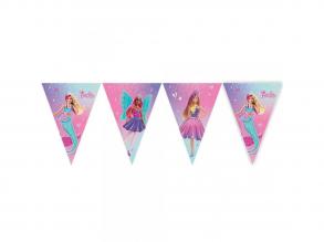 Barbie party zászlófüzér