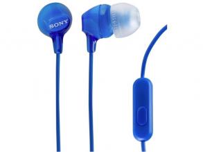 Sony MDREX15APLI.CE7 kék mikrofonos fülhallgató