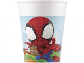 Spidey 8 db-os papírpohár szett 200ml