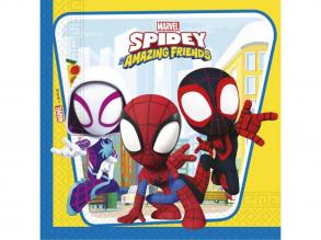 Spidey papírszalvéta szett  2 rétegű, 33x33 cm, 20db