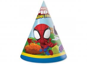Spidey party kalap 6db-os szett