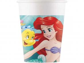 Ariel a kis hableány 8 db-os papírpohár szett 200ml