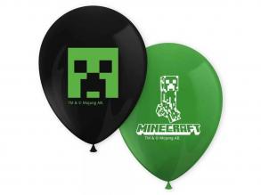 Minecraft mintás latex lufi 8db-os szett