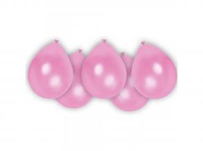 Rózsaszín latex lufi 8db-os szett