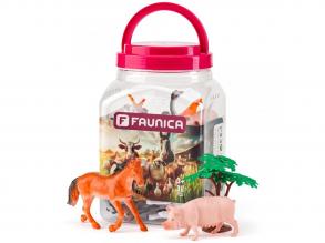 Faunica: Farm állatai játékszett vödörben - Woodyland