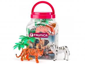 Faunica: Vadállatok játékszett vödörben - Woodyland