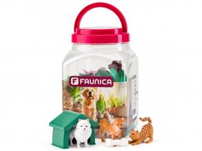 Faunica: Háziállatok játékszett vödörben - Woodyland