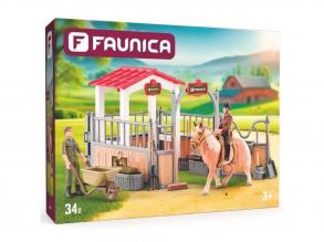 Faunica: Istálló lóval és kiegészítőkkel - Woodyland