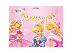 Színező matricákkal - Hercegnők matricásfüzet