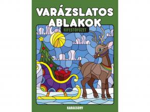 Varázslatos ablakok - Karácsony színezo kifestofüzet
