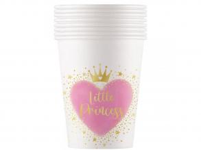 Little Princess papírpohár 8db-os szett 200ml