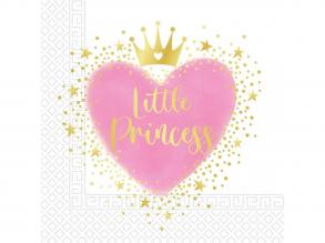 Little Princess papírszalvéta szett  2 rétegű, 33x33 cm, 20db