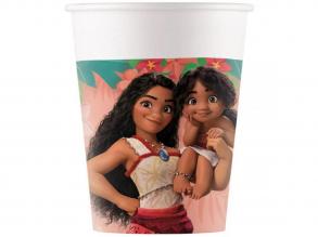 Disney Hercegnők Vaiana 2 papírpohár 8db-os szett 200ml