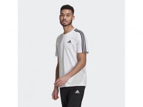 M 3S Sj T Adidas férfi fehér/fekete színű Core póló