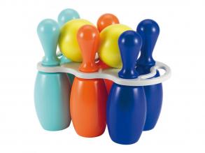 Ecoiffier bowling szett 2 golyóval, 8 részes.