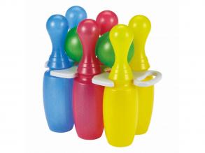 Ecoiffier bowling szett 6 bábuval és 2 labdával