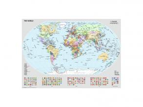 Politikai világtérkép puzzle, 1000 darabos