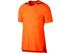 M Nk Dry Top Ss Tech Pack Nike férfi narancs sárga színű training póló