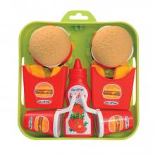 Ecoiffier hamburger szett