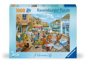 Puzzle 1000 db - Horgászok élete