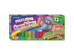 Bambino színes gyurmaszett 12db-os