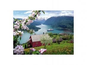 Skandináv idill puzzle, 500 darabos