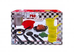 Játék edénykészlet konyhai eszközökkel