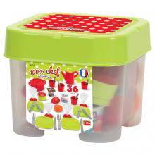 Gyerekkonyha kiegészítő szett, Écoiffier, 36-részes