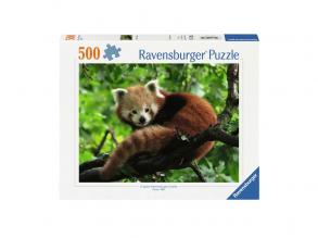 Aranyos vörös panda puzzle, 500 darabos