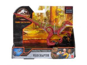 Jurassic World: Krétakori tábor Ugró Velociraptor dinoszaurusz - Mattel