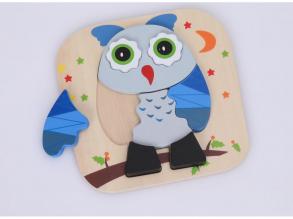 Fa bagoly puzzle