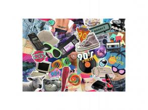 90-es évek puzzle, 1000 darabos