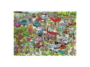Nyaralóhelyek puzzle 1: A kemping, 1000 darabos