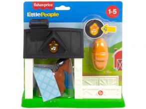 Fisher-Price: Little People lovas játékszett fénnyel és hanggal - Mattel