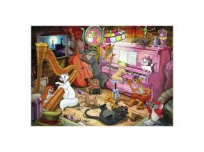 Disney Macskarisztokraták puzzle, 1000 darabos