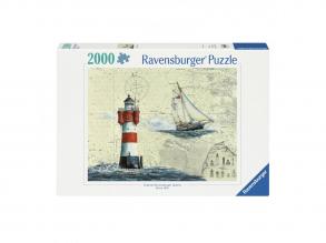 Romantikus világítótorony puzzle, 2000 darabos