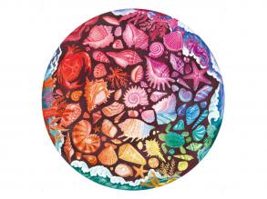 Színek kavalkádja puzzle: kagylók, 500 darabos