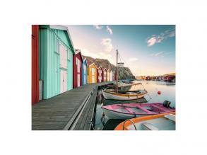 Puzzle csónakház Smogenben, Svédország, 500 darabos