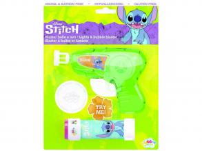 Stitch buborékfújó pisztoly szett fénnyel