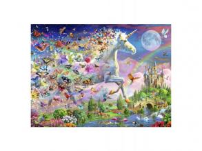 XXL Fantasy unikornis puzzle, 200 darabos.