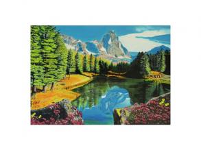 Tó a Sziklás-hegységben puzzle, 300 darabos