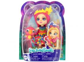 Enchentimals: Peachy Parrot és Chatter kisteső csomag - Mattel