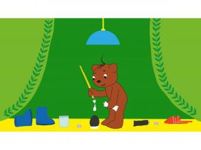 Boribon tojást festék diafilm