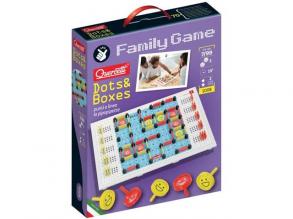 Quercetti: Family Game - Pontok és dobozok játék